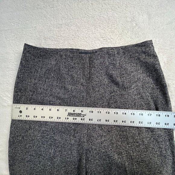 Piazza Sempione Womens Audrey Virgin Wool Blend Pants Size 46 Gray Made In Italy - Picture 7 of 9